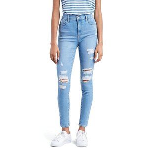Levi's Women's 720 High Rise Distressed Super Skinny Jeans - 33 (US 16)